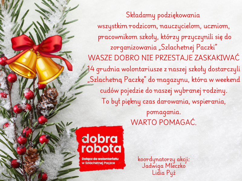 Skadamy podzikowania 1