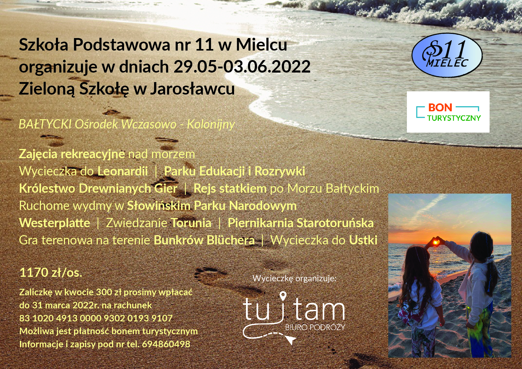 zielona szkola SP 11 Mielec