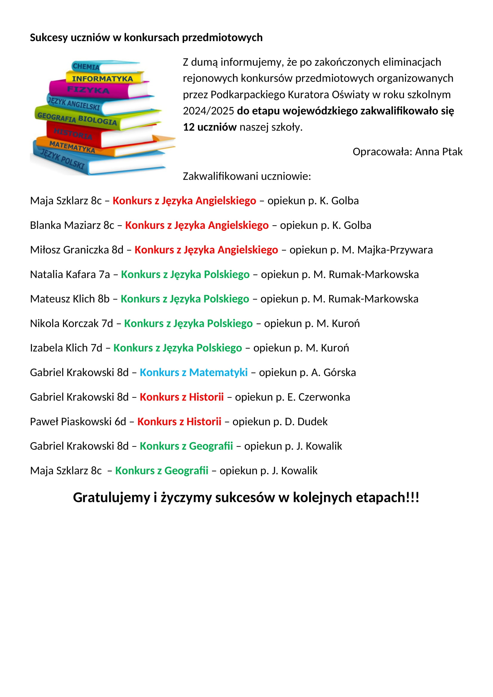 sukces uczniw strona szkoy etap3 1